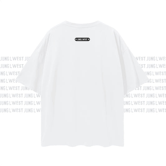 Jung L West | WEIRD TOY | Oversize Deep Drop Shoulder Tee - JUNG L WEST