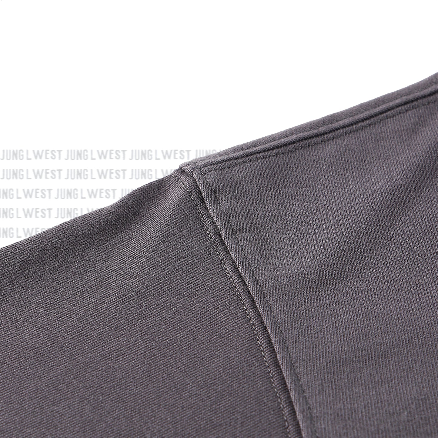 Jung L West | PROGRESS BEAT | Oversize Deep Drop Shoulder Tee - JUNG L WEST