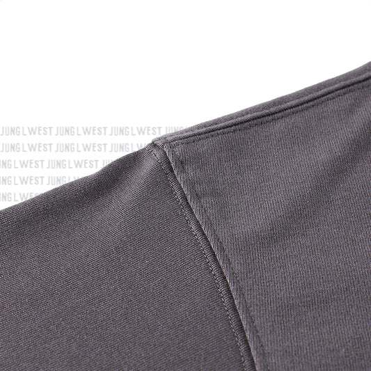 Jung L West | PROGRESS BEAT | Oversize Deep Drop Shoulder Tee - JUNG L WEST