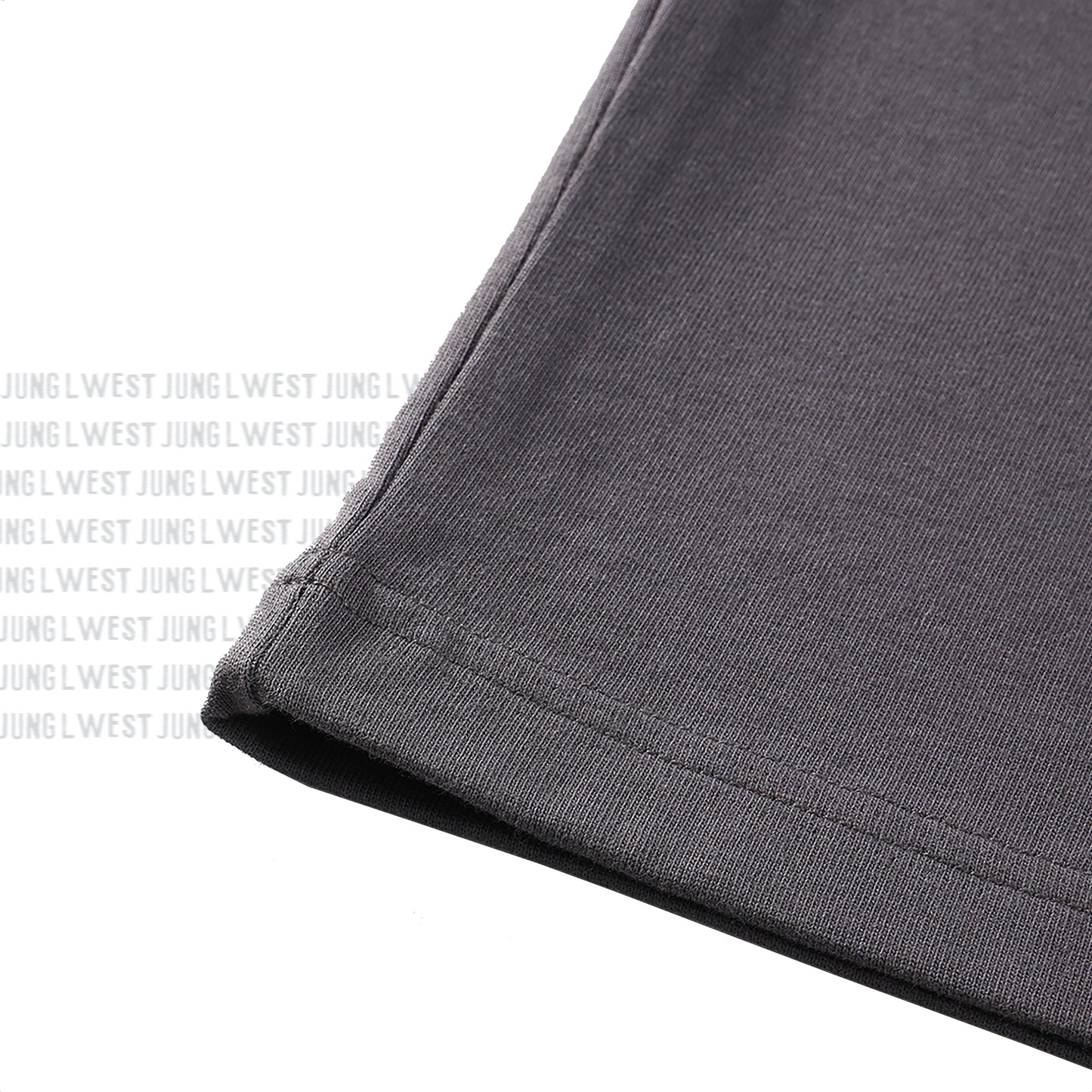 Jung L West | PROGRESS BEAT | Oversize Deep Drop Shoulder Tee - JUNG L WEST