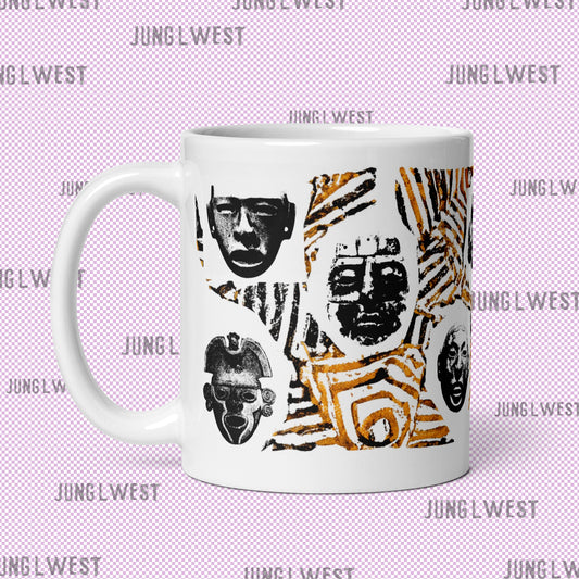 Mask Art | Cermic Coffee Mug - JUNG L WEST