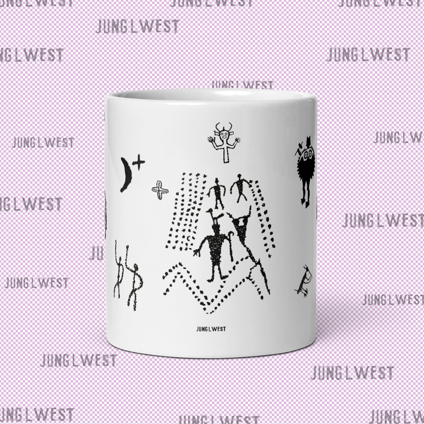 Rock Art | Ceramic Coffee Mug - JUNG L WEST