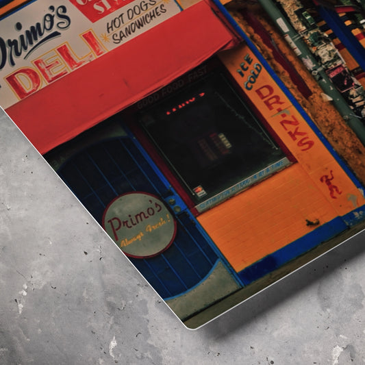 Flagstaff Alley | 14×11 Metal Print - JUNG L WEST