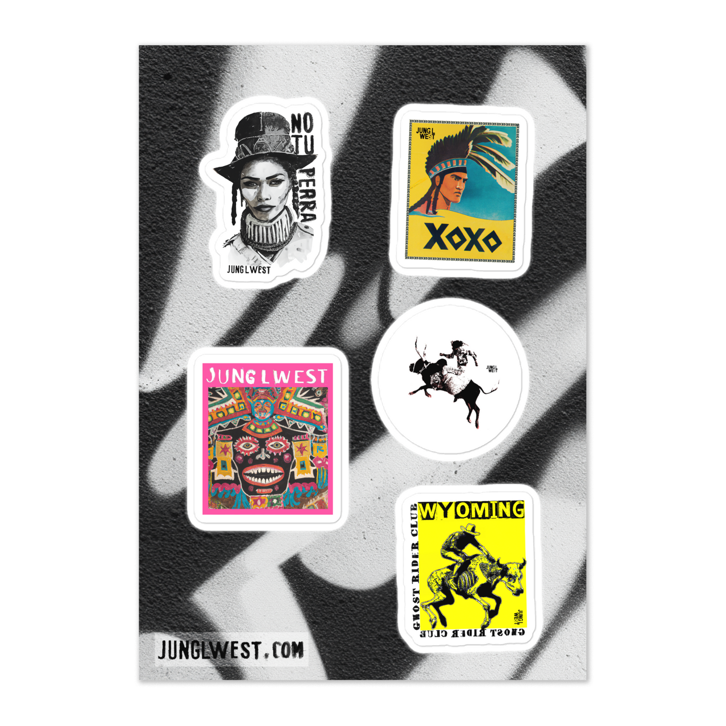 stickers glossy finish