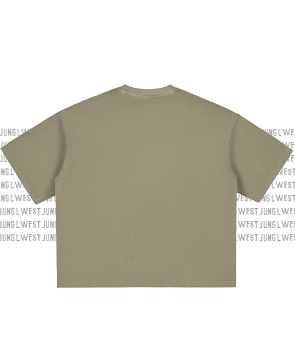 MACRO-MICRO | Occult Streetwear | Vintage Washed Boxy T-Shirt UNISEX