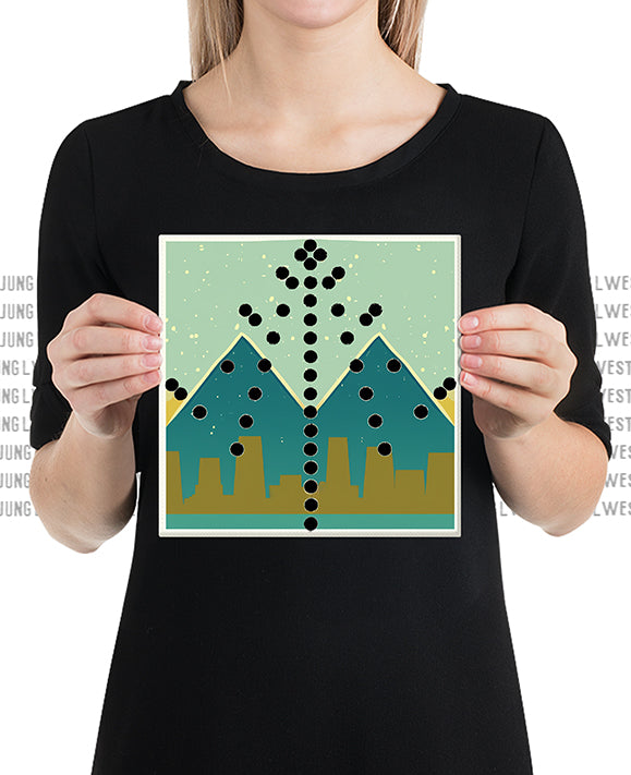 MTRX256 | TWIN PEAKS | Print On Canvas 8x8