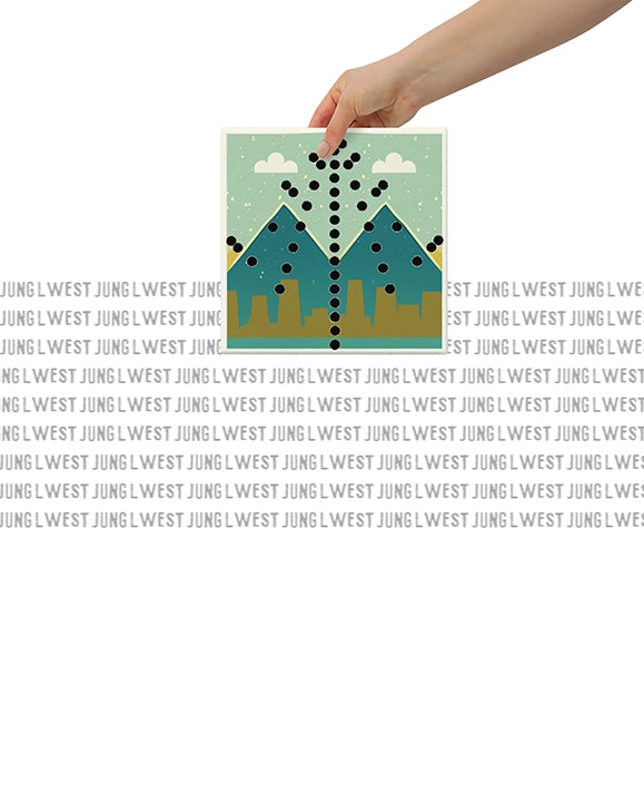 MTRX256 | TWIN PEAKS | Print On Canvas 8x8