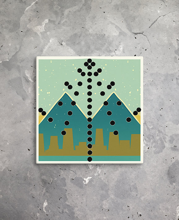 MTRX256 | TWIN PEAKS | Print On Canvas 8x8
