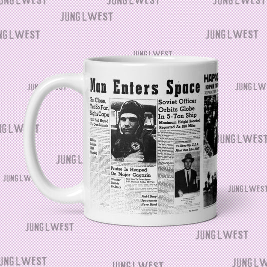 1961 Man in Space | Ceramic Coffee Mug - JUNG L WEST