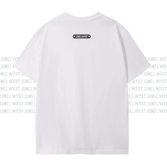 Jung L West | LIVE | White Unisex Seamless T-Shirt - JUNG L WEST