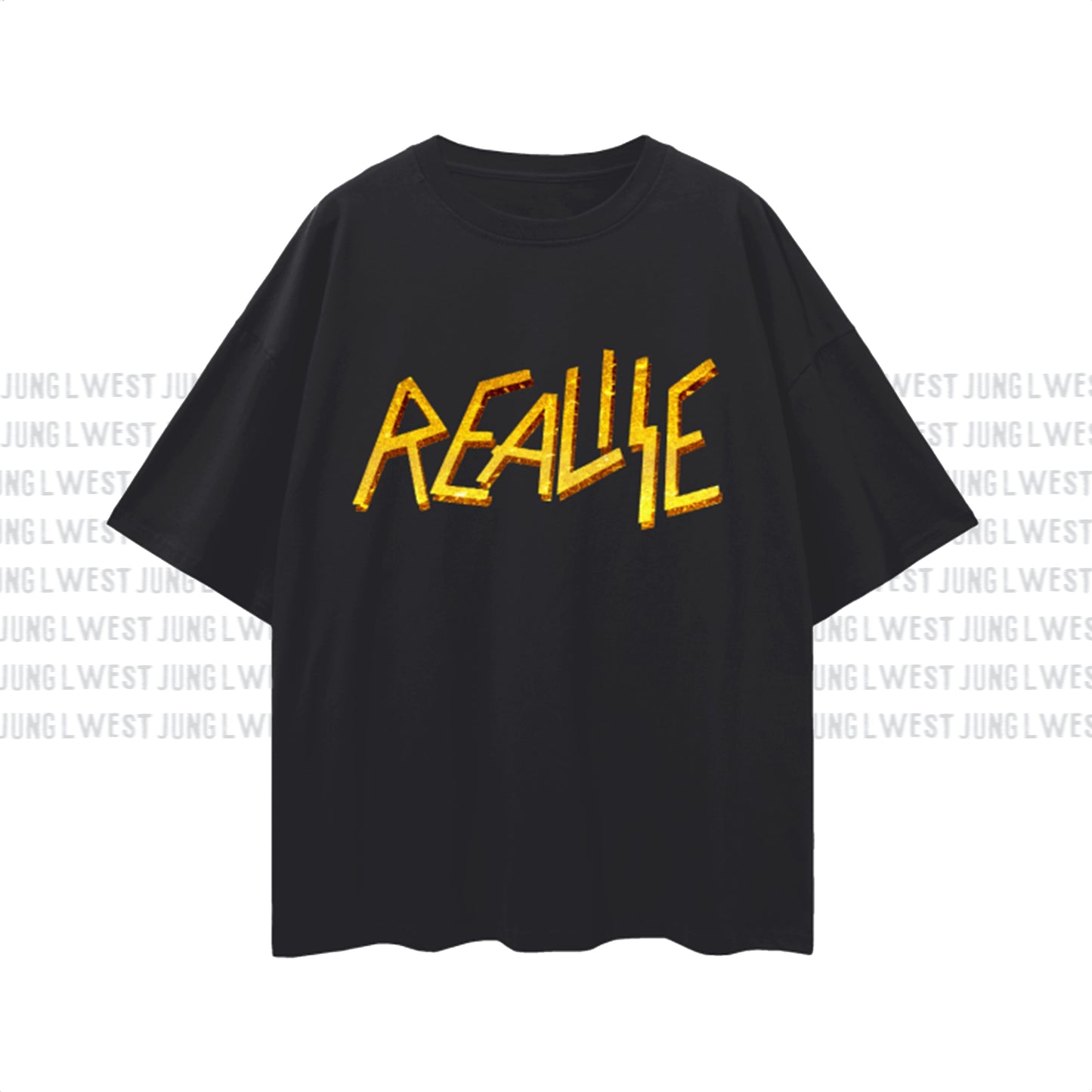 Jung L West | REALIZE | Oversize Deep Drop Shoulder Tee - JUNG L WEST
