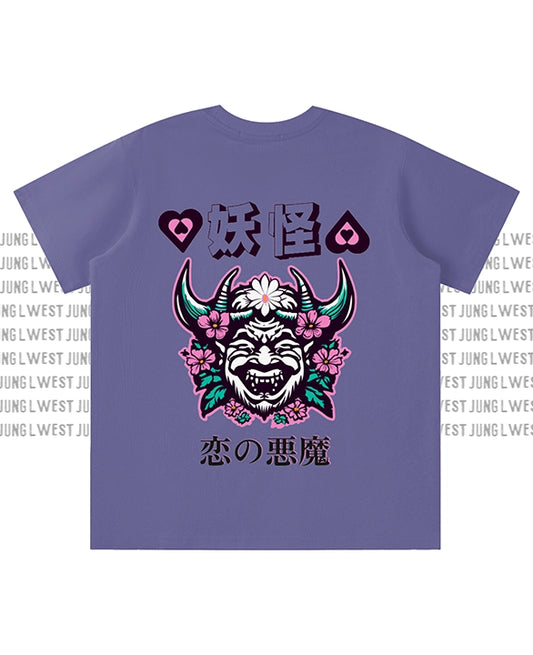 Yokai Demon of Love | Sorona Quick-Dry Cooling Kids' T-shirt Girls