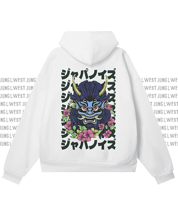 Yokai JAPANOISE | Oversize Heavyweight Hidden Pocket Fleece Hoodie Unisex