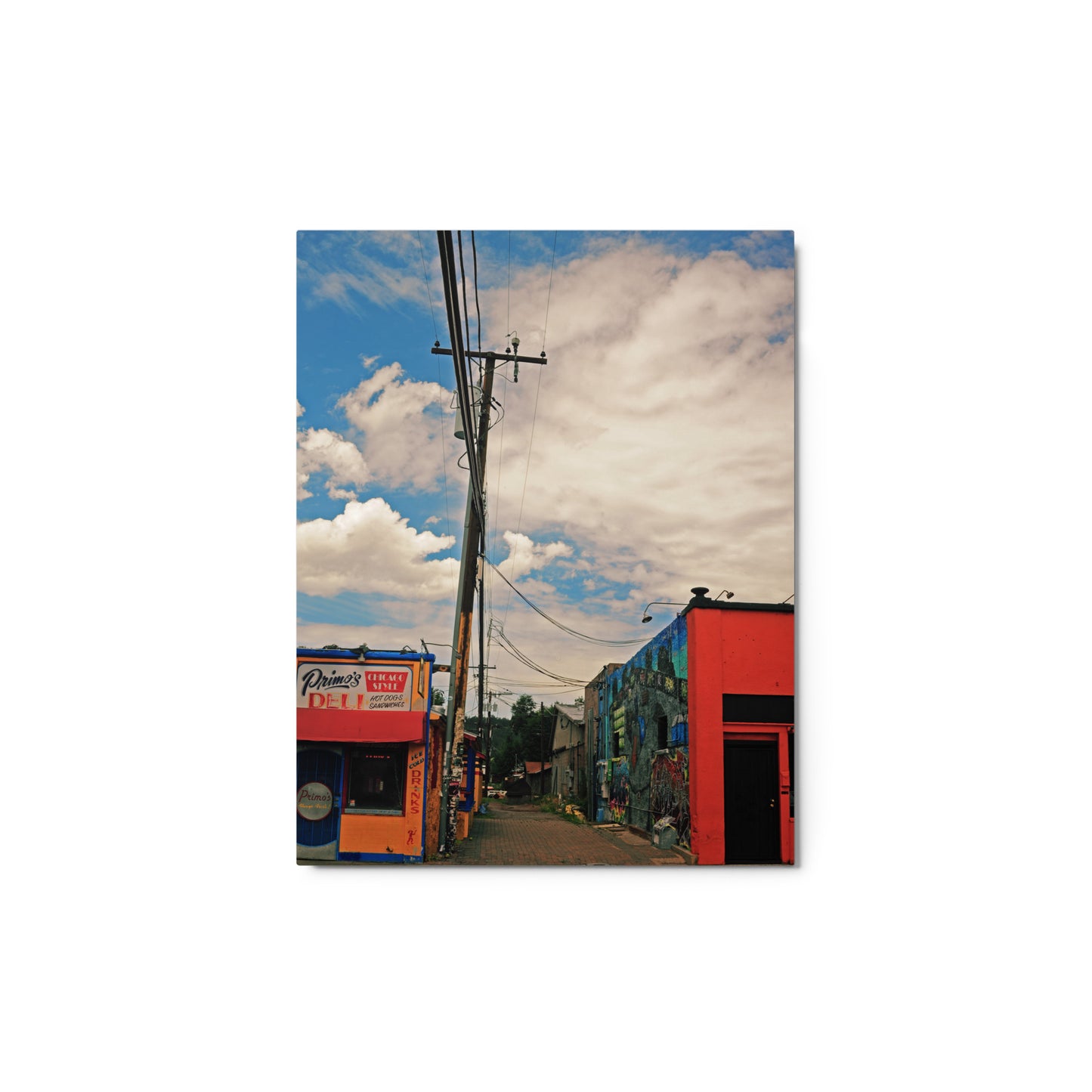 Flagstaff Alley | 14×11 Metal Print - JUNG L WEST