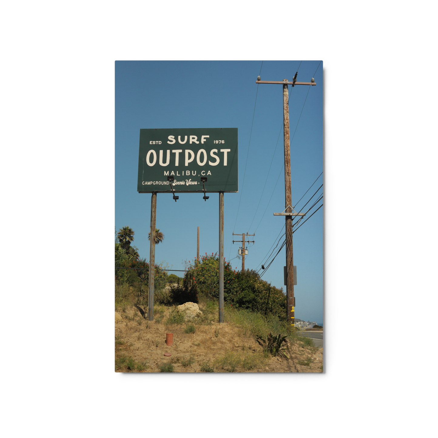 Malibu Surf | 20x30 Metal Print - JUNG L WEST