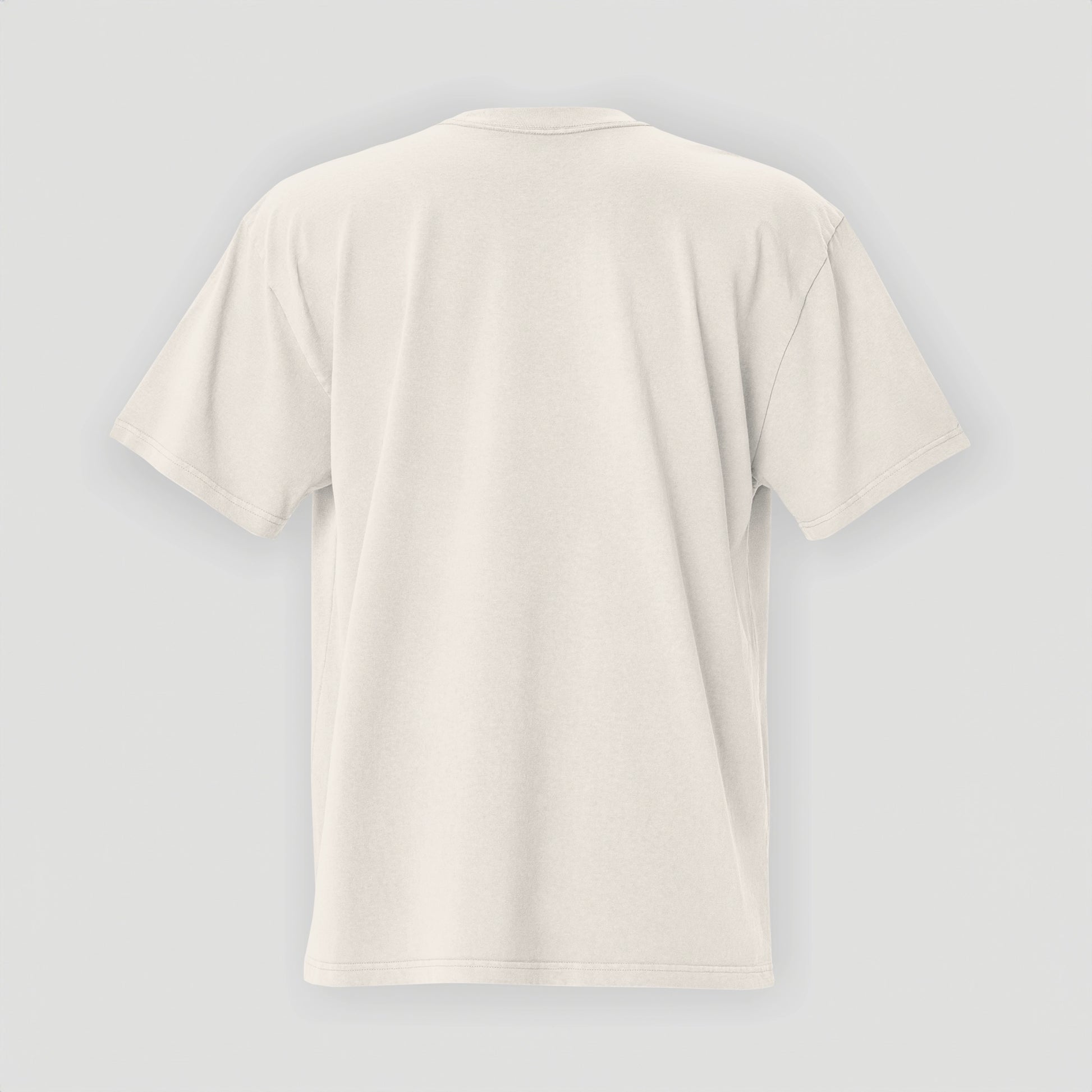 Heavyweight 100% cotton Tee mockup back