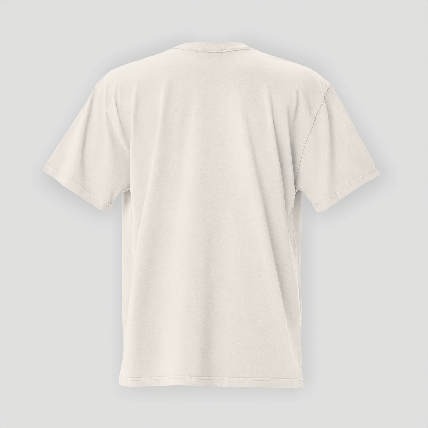 Oversized T-Shirt 1961 Collection Faded Bone/Black - JUNG L WEST