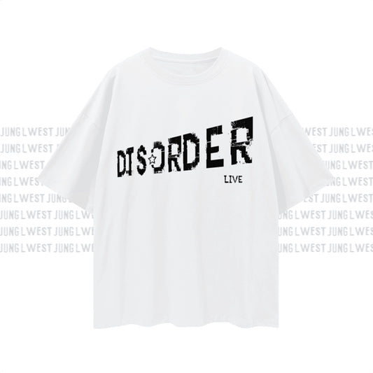 Jung L West | DISORDER Live | Oversize Deep Drop Shoulder Tee - JUNG L WEST