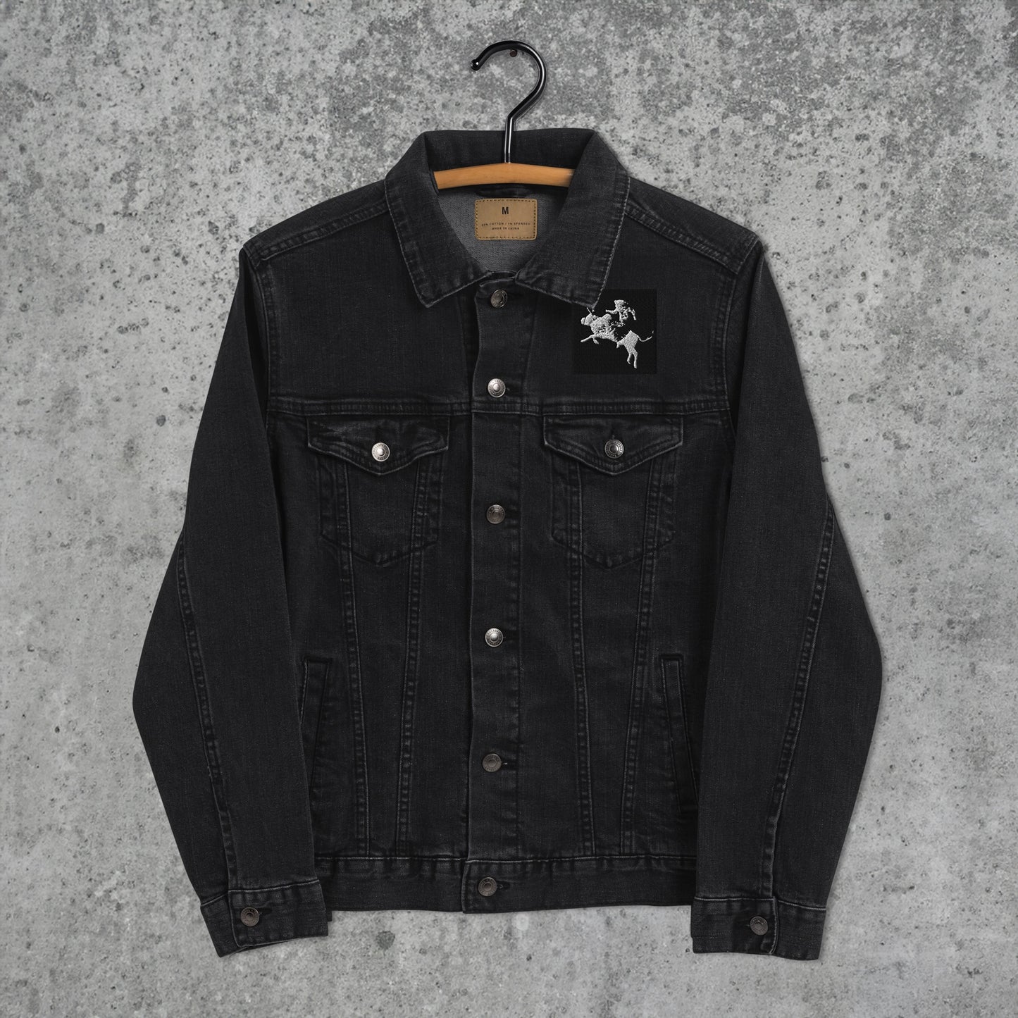 JLW 1.8 | Unisex Denim Jacket  / Black