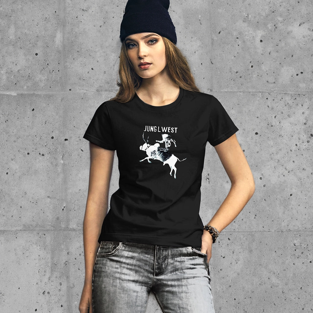 JLW Fashion Fit Tee Black Front Model