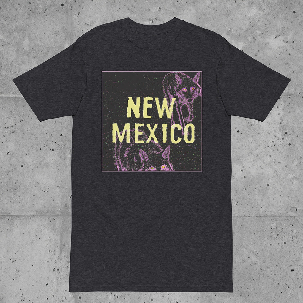 JLW 1.25 | NEW MEXICO | Men’s Premium Heavyweight Tee / Charcoal Heather