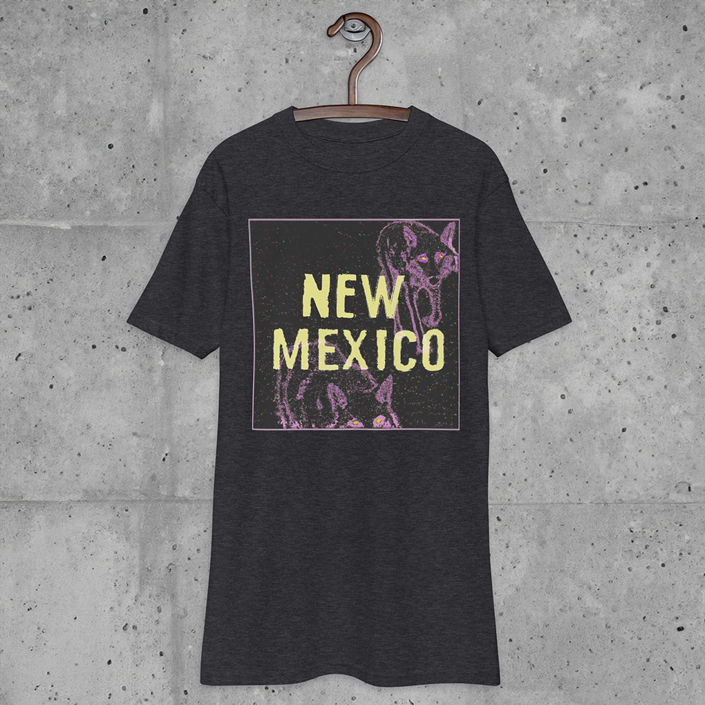 JLW 1.25 | NEW MEXICO | Men’s Premium Heavyweight Tee / Charcoal Heather