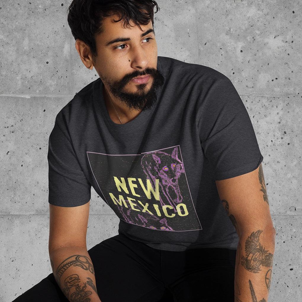 JLW 1.25 | NEW MEXICO | Men’s Premium Heavyweight Tee / Charcoal Heather