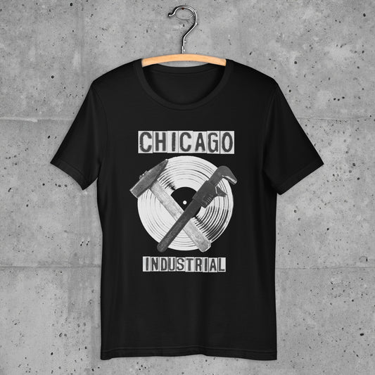 JLW 1.24 | Chicago Industrial | Unisex t-shirt / White, Black Heather