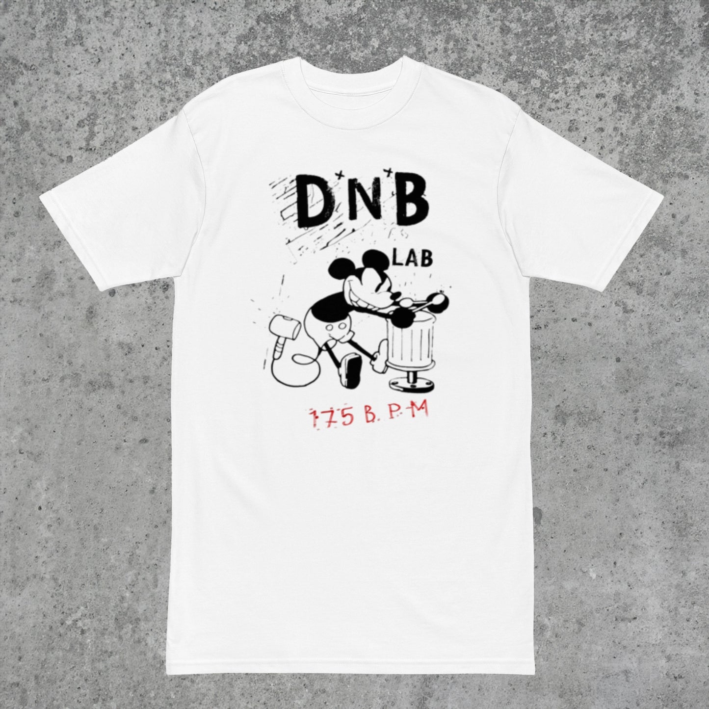 JLW 1.29 | Mickey D'n'B | Men's Heavyweight Premium Cotton Tee