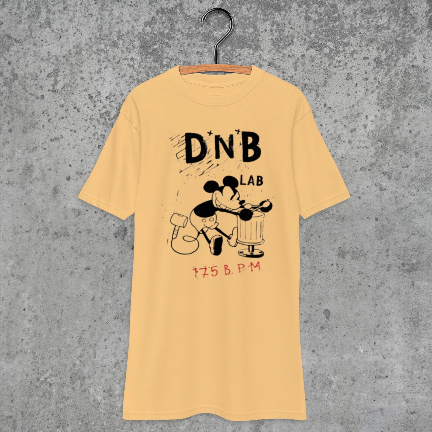 JLW 1.29 | Mickey D'n'B | Men's Heavyweight Premium Cotton Tee