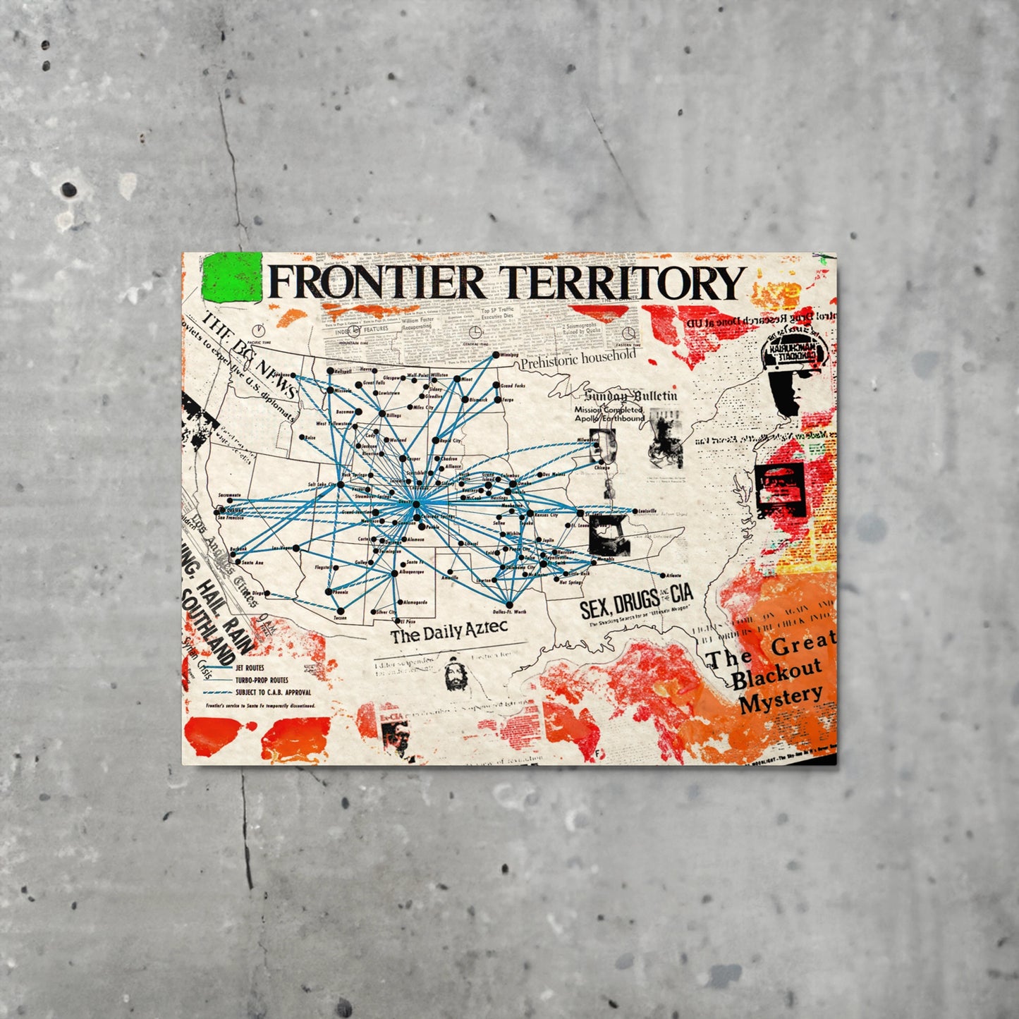 Frontier Territory | 11″×14″ Metal Print