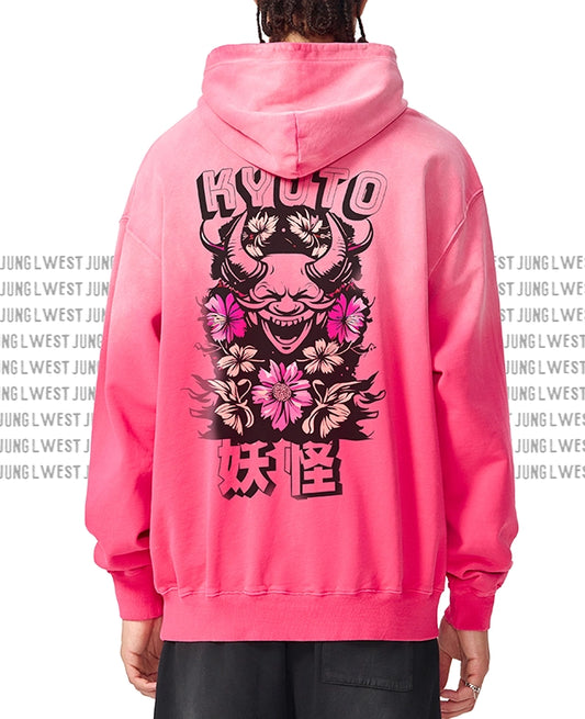Yokai Kyoto | Heavyweight Sunfade Oversized Hoodie