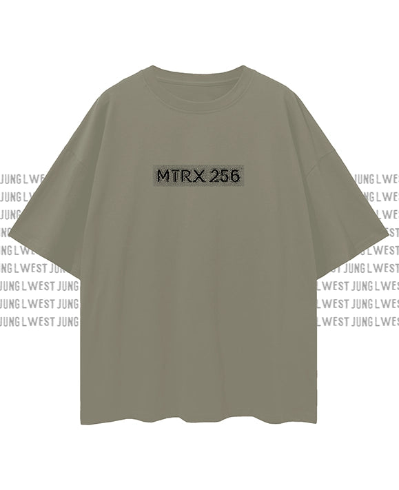 MTRX256  AZTEX | Unisex Oversize Deep Drop Shoulder T