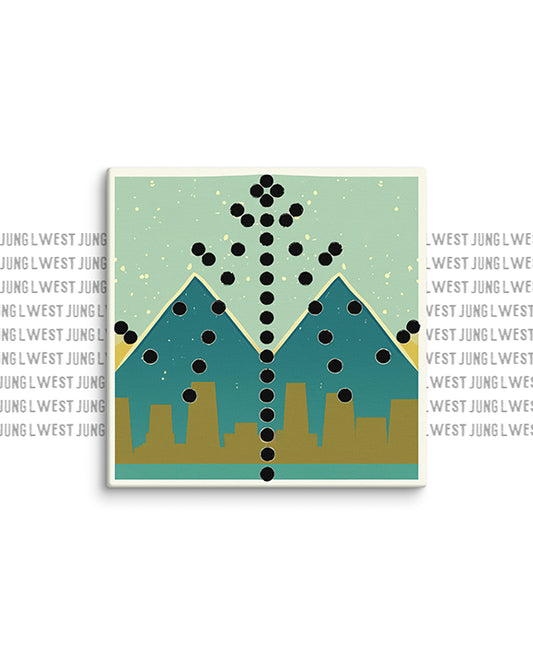 MTRX256 | TWIN PEAKS | Print On Canvas 8x8