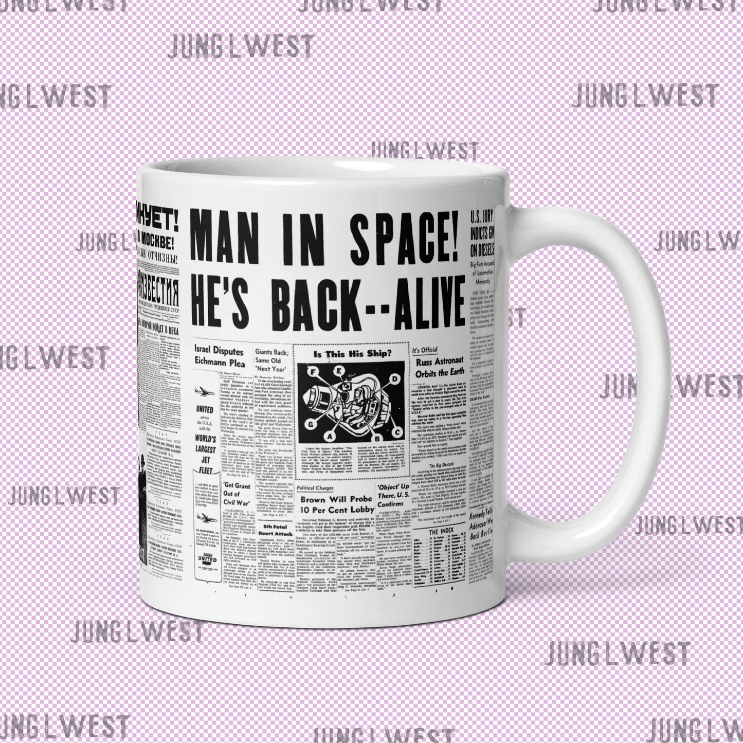 1961 Man in Space | Ceramic Coffee Mug