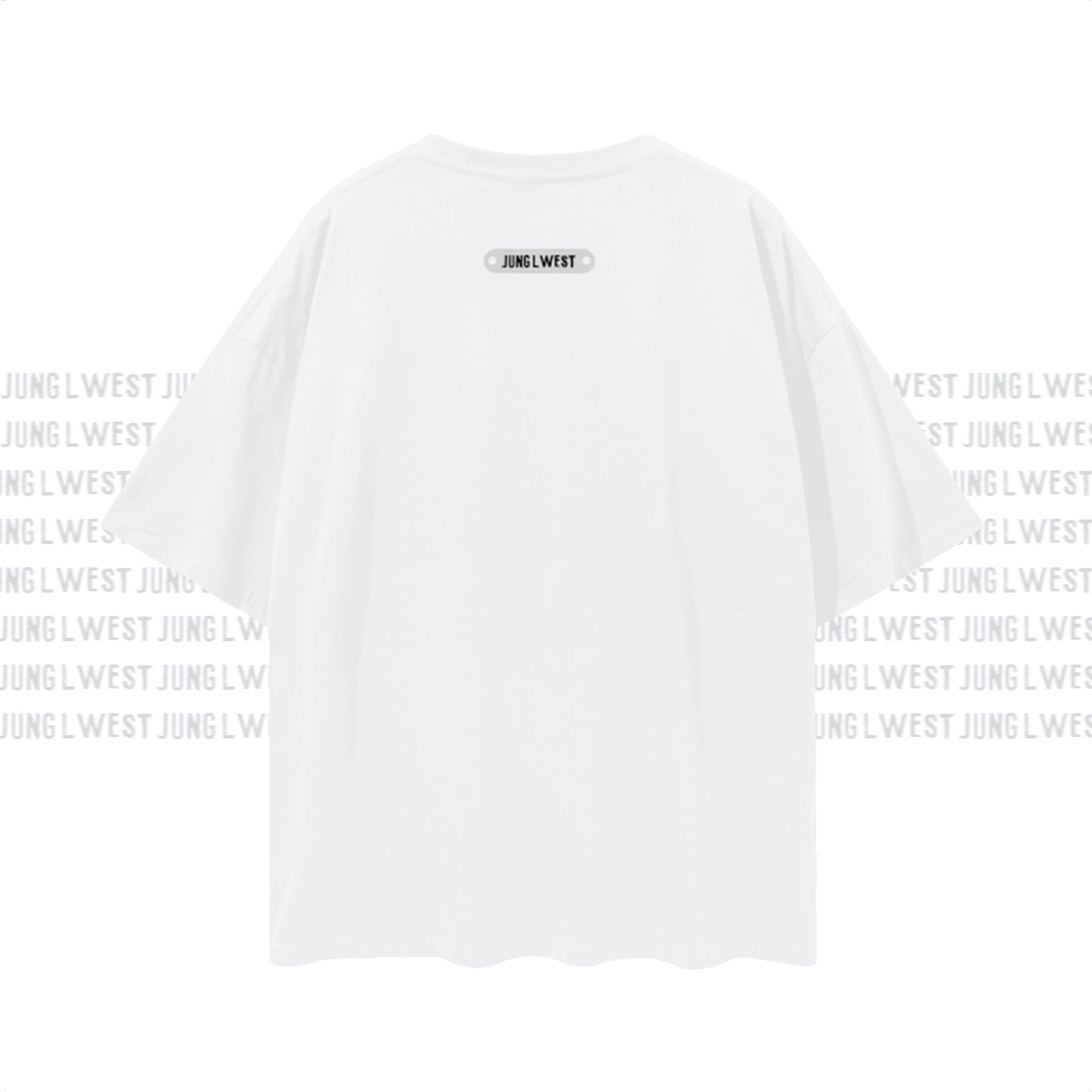Jung L West | NY Live Coding | Oversize Deep Drop Shoulder Tee - JUNG L WEST
