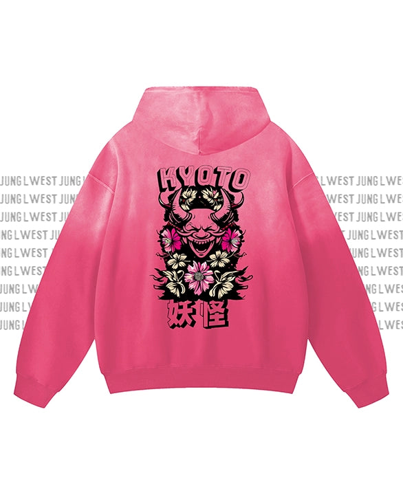 Yokai Kyoto | Heavyweight Sunfade Oversized Hoodie