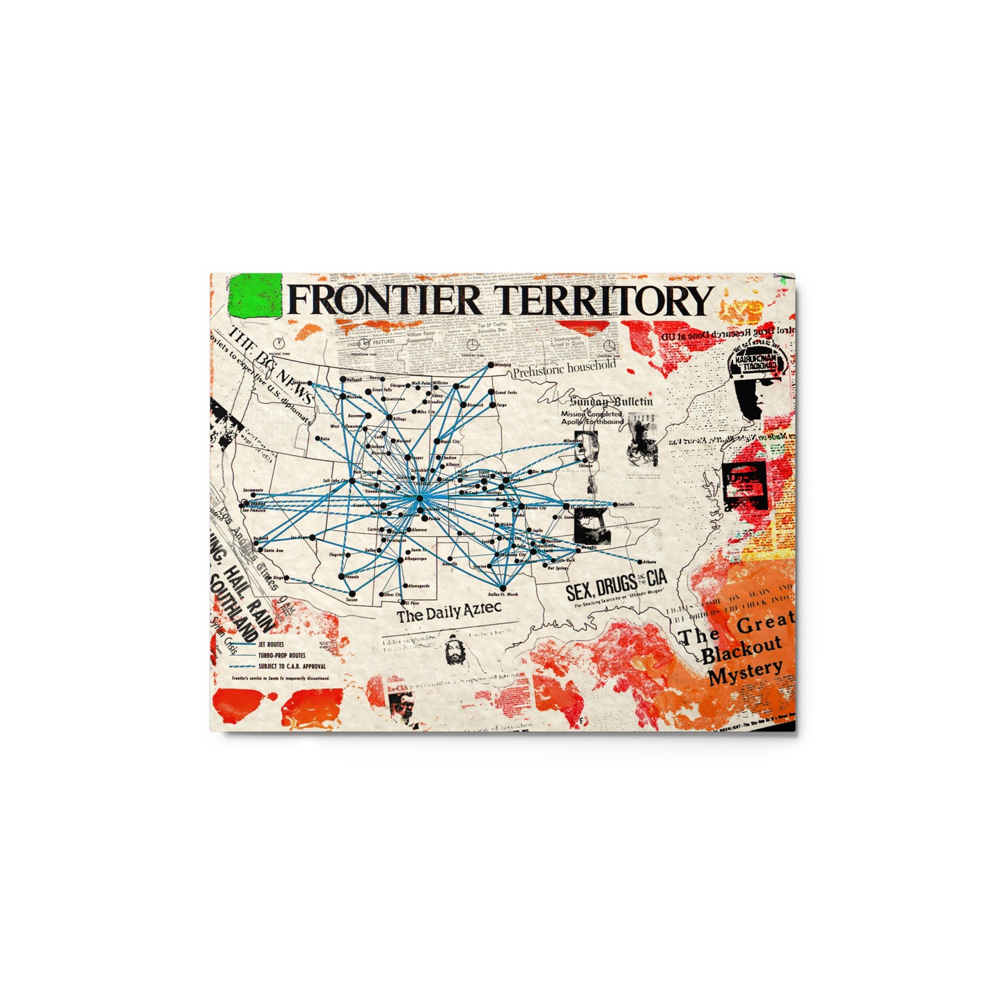 Frontier Territory | 11″×14″ Metal Print