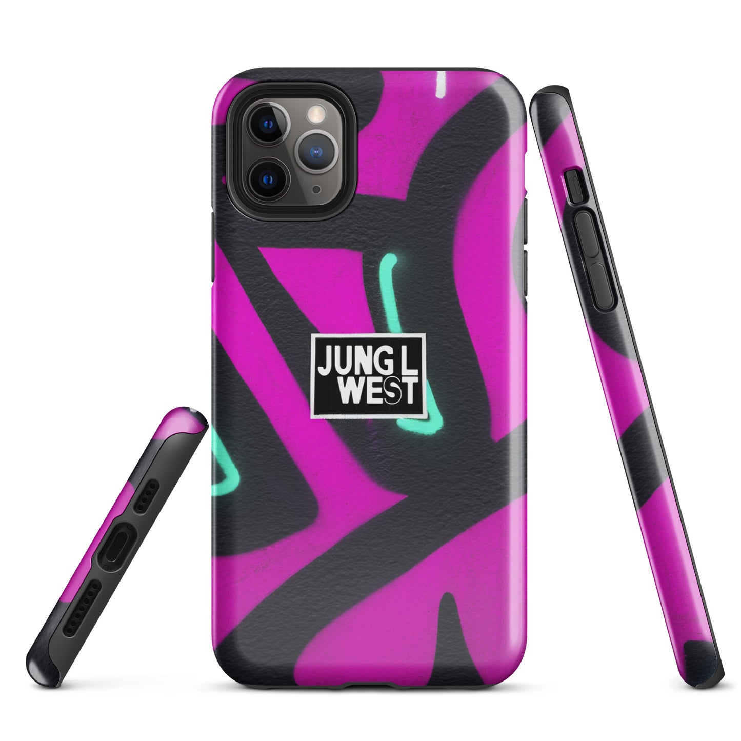 Case for iPhone® Graffiti | Purple'n'Black