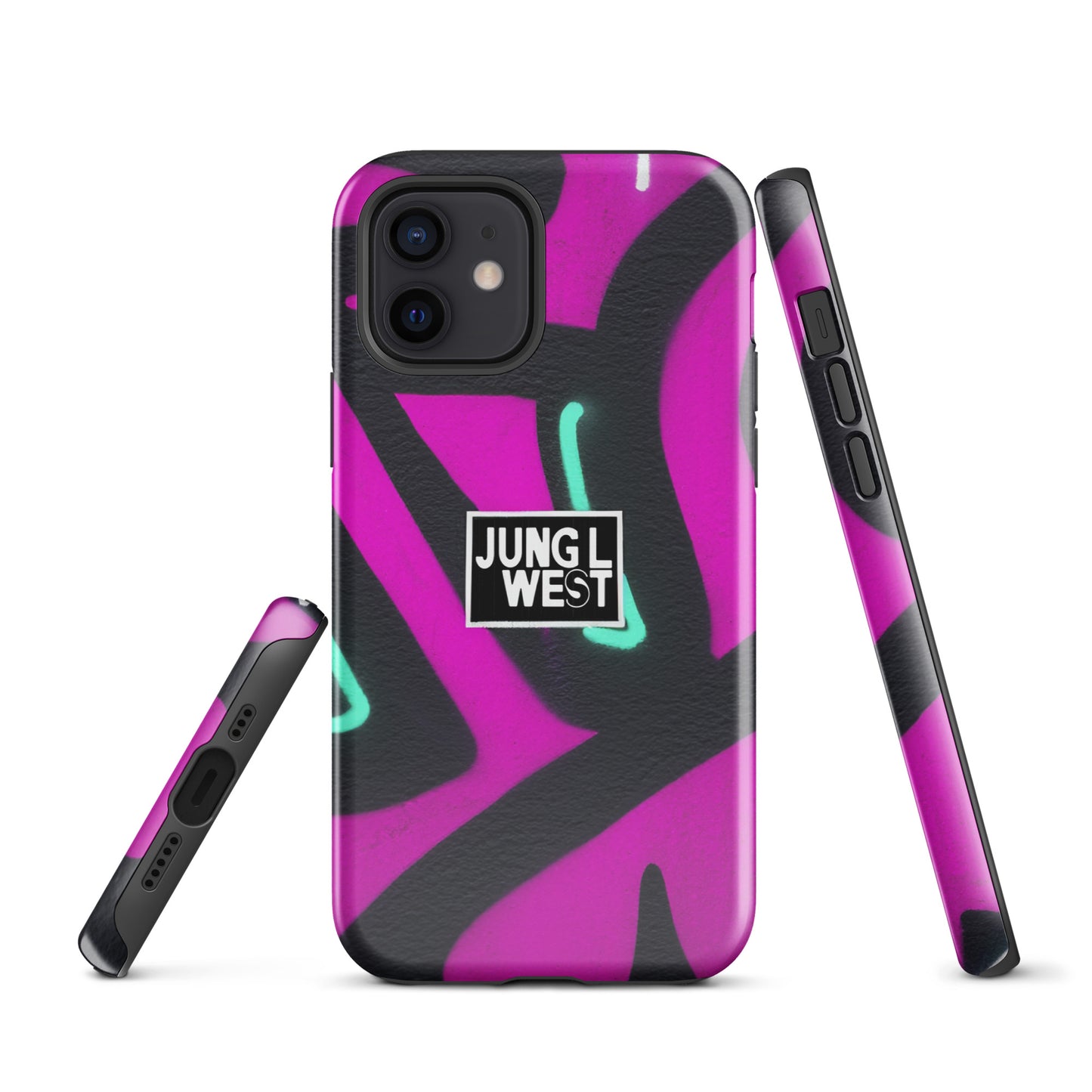 Case for iPhone® Graffiti | Purple'n'Black