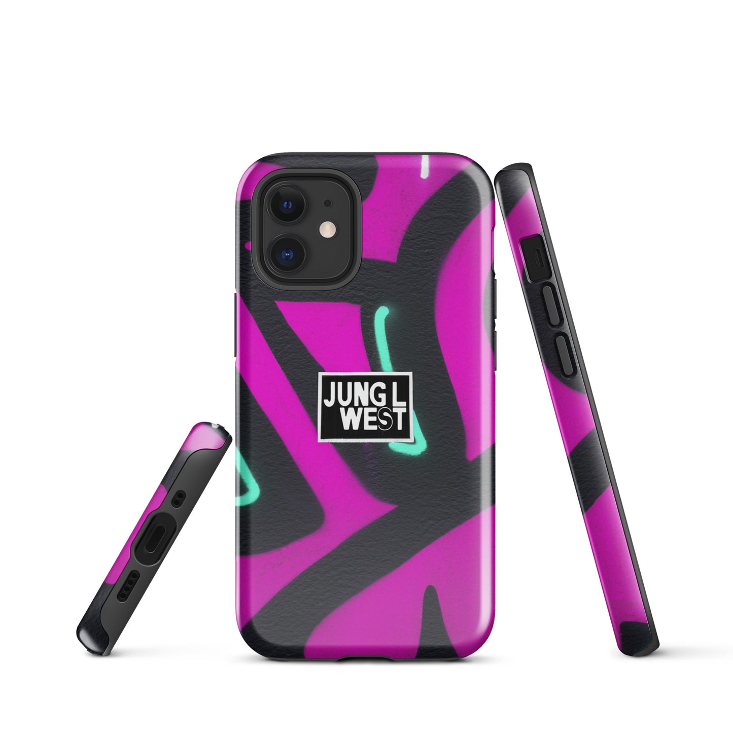 Case for iPhone® Graffiti | Purple'n'Black