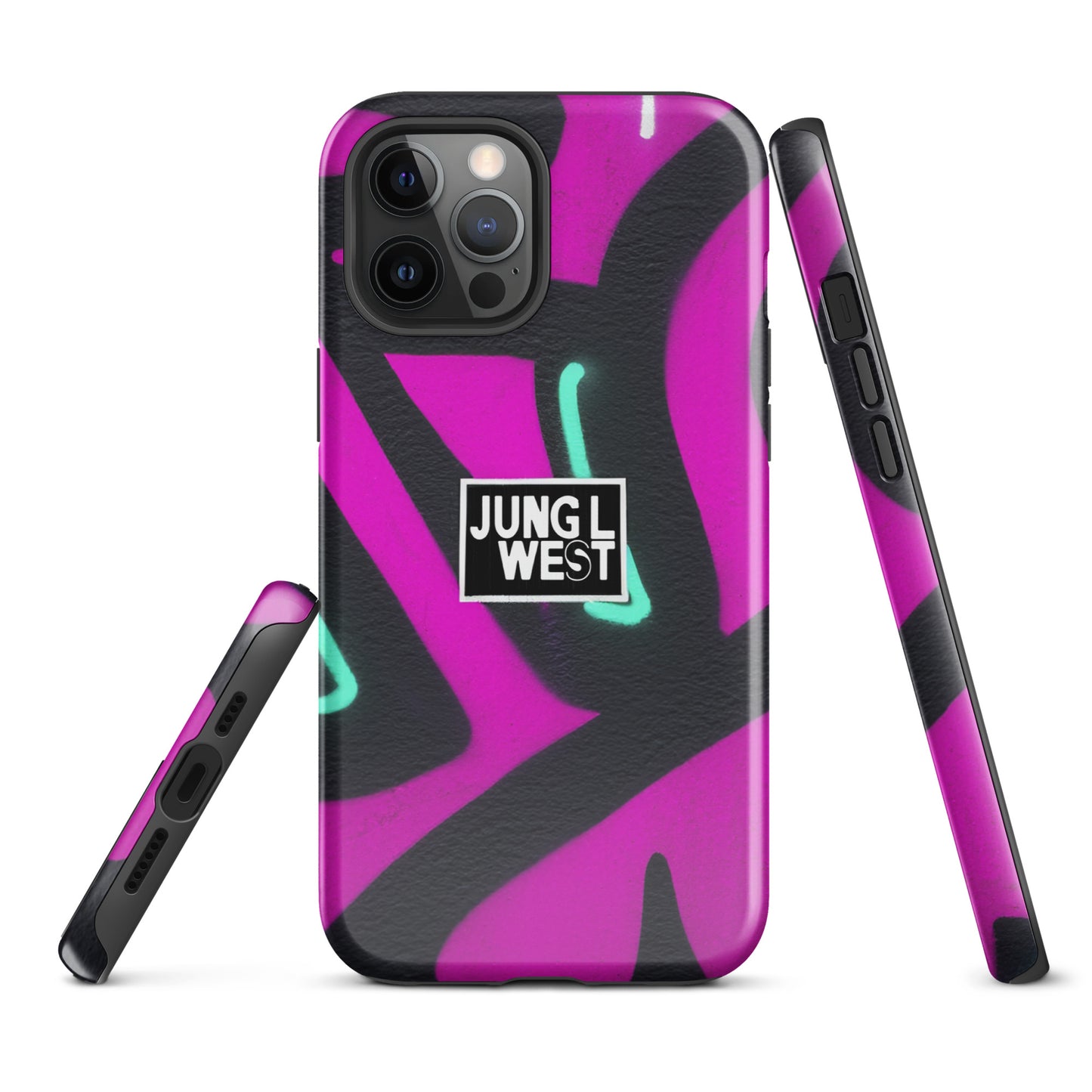 Case for iPhone® Graffiti | Purple'n'Black