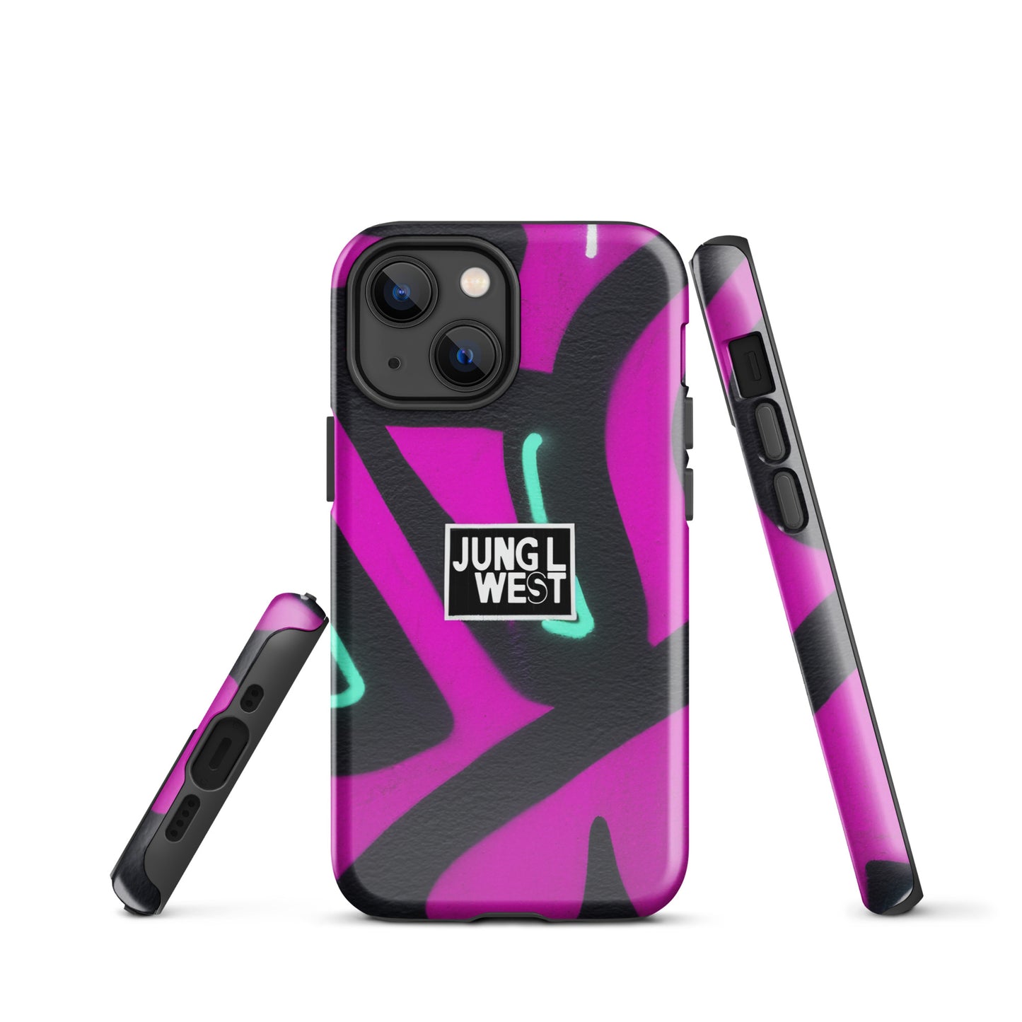 Case for iPhone® Graffiti | Purple'n'Black