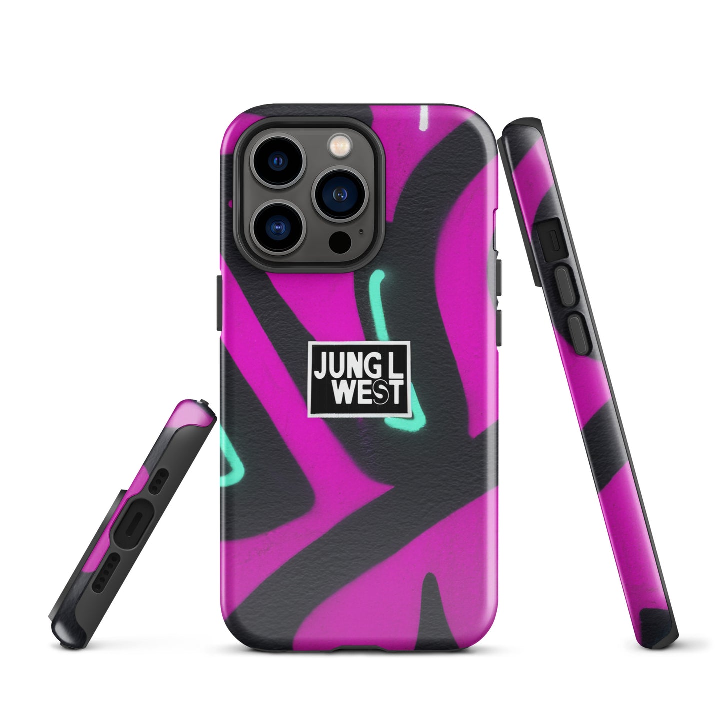 Case for iPhone® Graffiti | Purple'n'Black