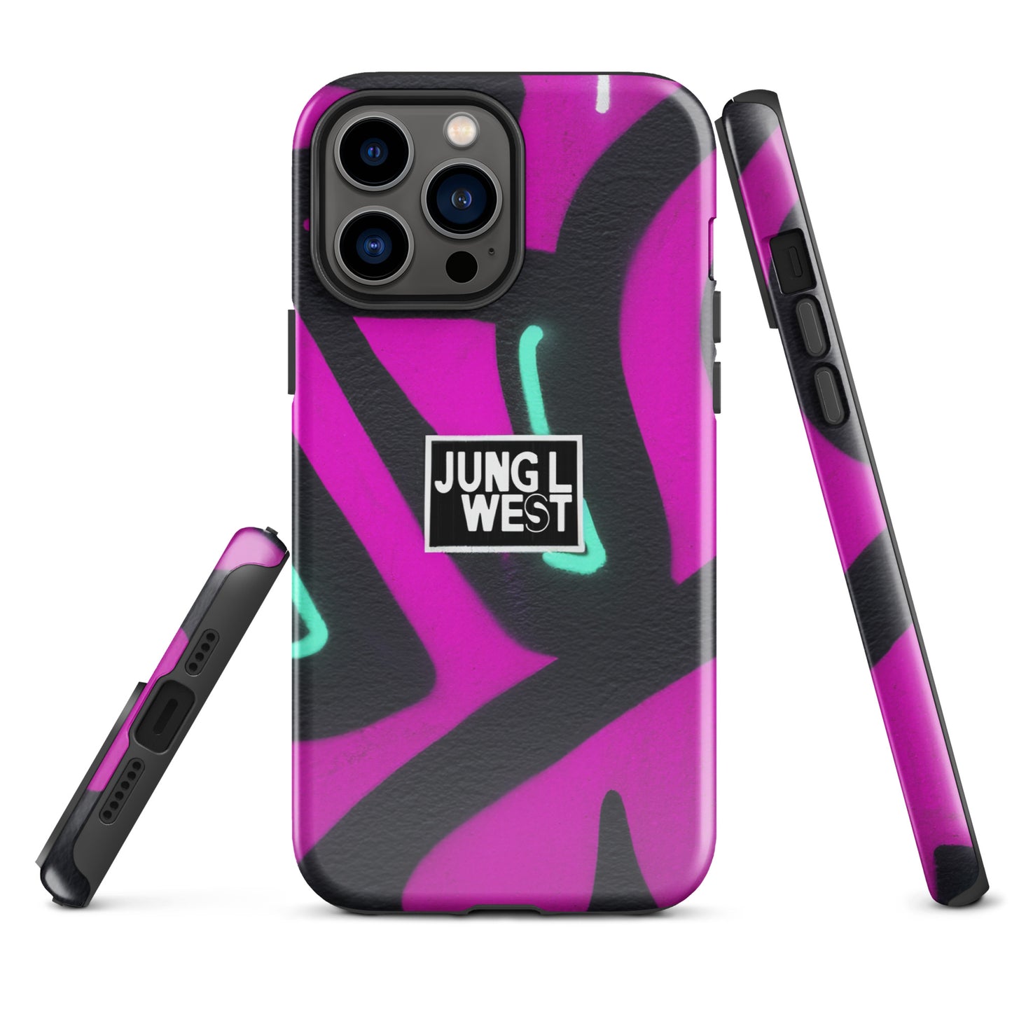 Case for iPhone® Graffiti | Purple'n'Black