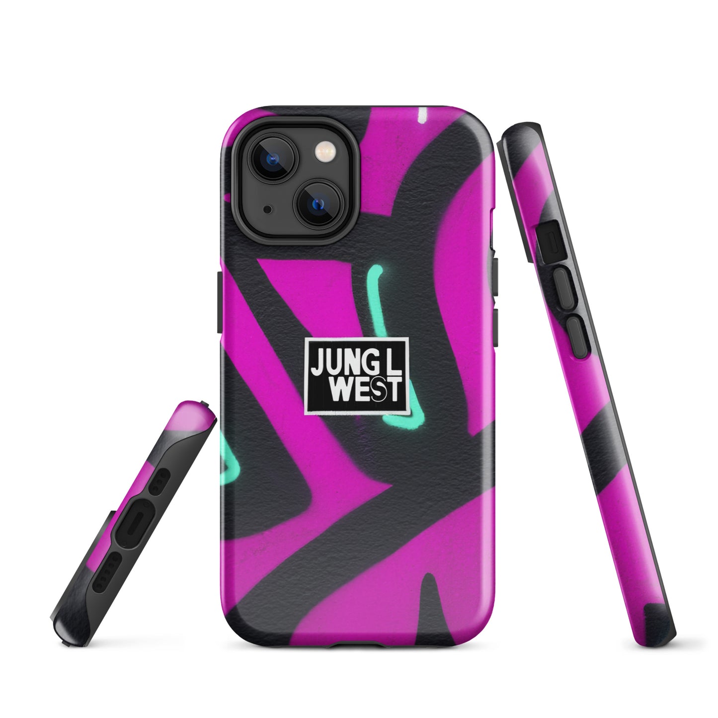 Case for iPhone® Graffiti | Purple'n'Black