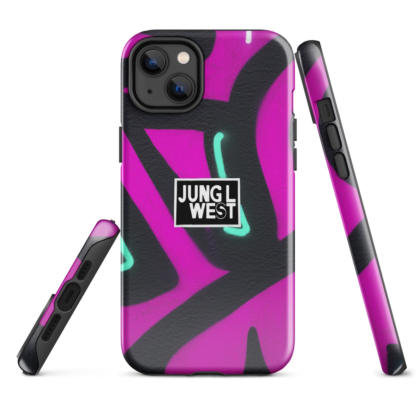 Case for iPhone® Graffiti | Purple'n'Black