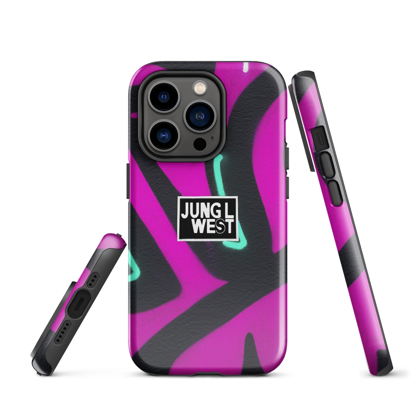 Case for iPhone® Graffiti | Purple'n'Black