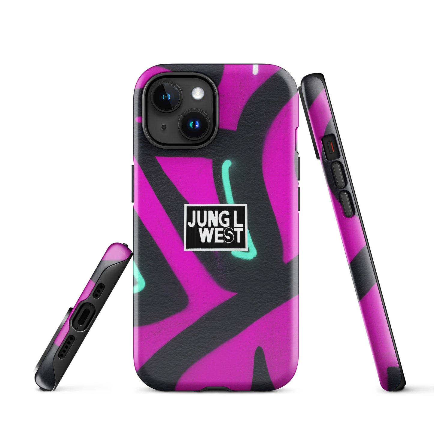 Case for iPhone® Graffiti | Purple'n'Black