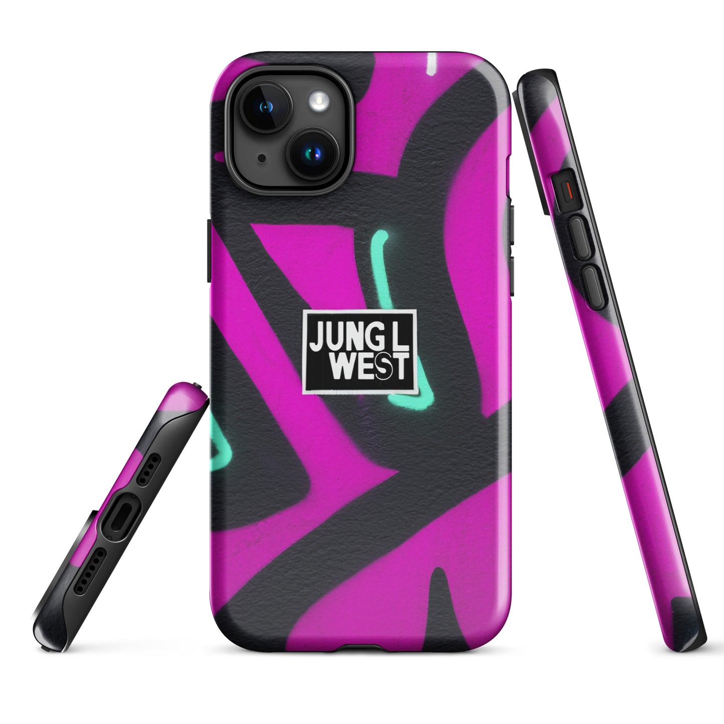 Case for iPhone® Graffiti | Purple'n'Black